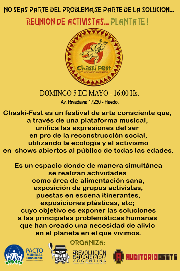 1ª Edición Chaski Fest – Argentina